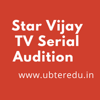 Star Vijay TV Serial Audition 2023
